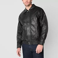 Vintage Leather Mens Midweight Bomber Jacket