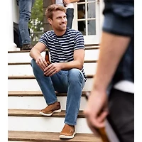 Nunn Bush Conway Moc Toe Slip Mens Closed Slip-On Shoe