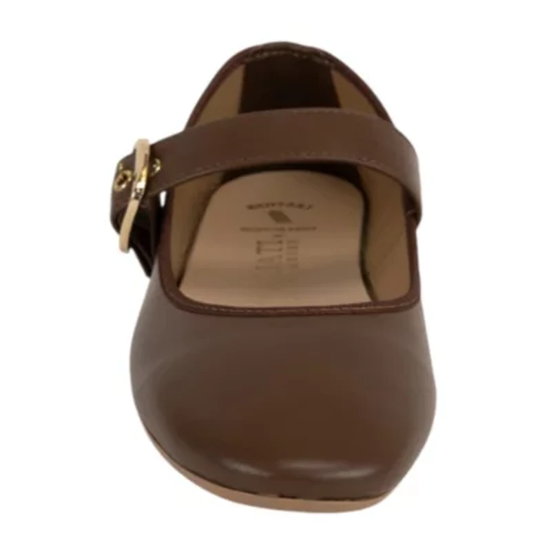 Italian Shoemakers Orla Womens Round Ballet Flats