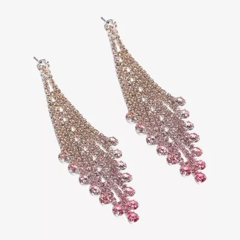 Bijoux Bar Gold Tone Womens Drop Earrings