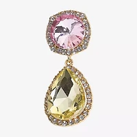 Bijoux Bar Gold Tone Womens Drop Earrings