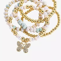 Bijoux Bar Gold Tone Womens 5-pc. Bracelet Set