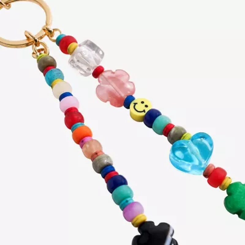 Arizona Gold Tone Flower Heart Bag Charm