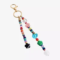 Arizona Gold Tone Flower Heart Bag Charm