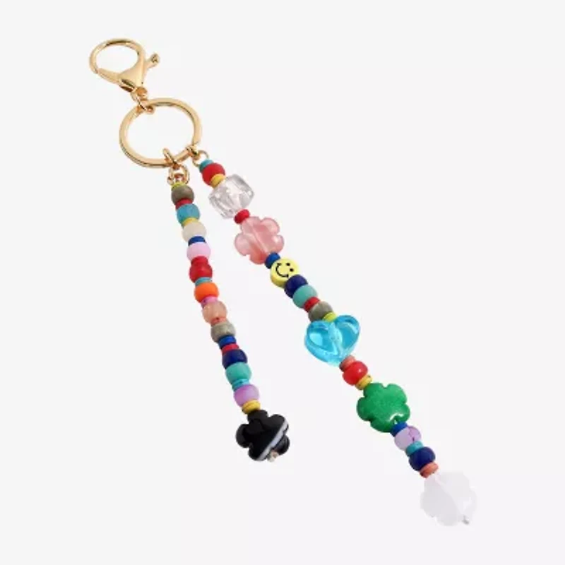 Arizona Gold Tone Flower Heart Bag Charm