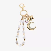 Arizona Gold Tone Moon Star Bag Charm