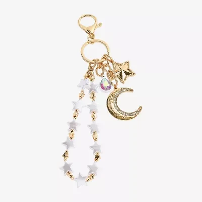 Arizona Gold Tone Moon Star Bag Charm