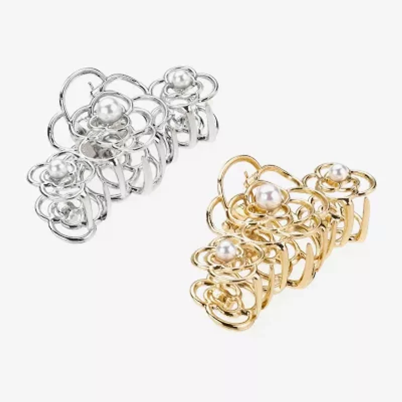 Bijoux Bar Flower 2-pc. Hair Clip