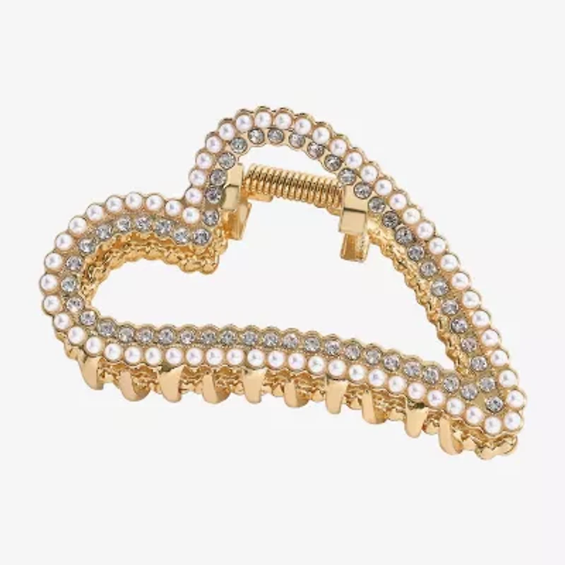 Bijoux Bar Gold Tone Heart Hair Clip