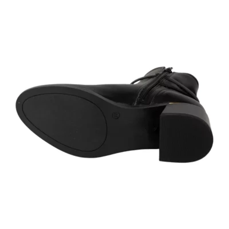 Italian Shoemakers Womens Vienna Block Heel Booties