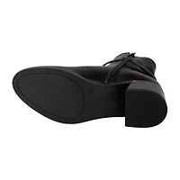 Italian Shoemakers Womens Vienna Block Heel Booties