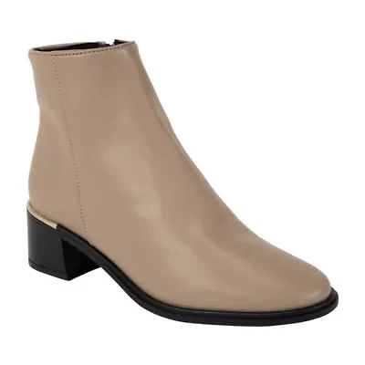 Italian Shoemakers Womens Zoriana Block Heel Booties