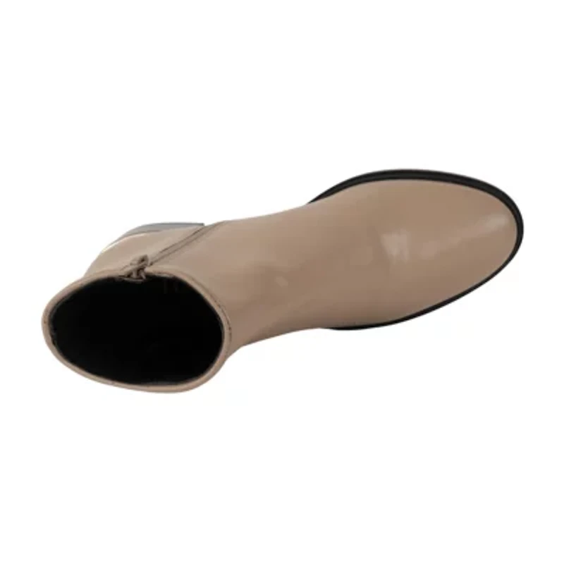 Italian Shoemakers Womens Zoriana Block Heel Booties