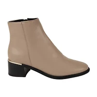 Italian Shoemakers Womens Zoriana Block Heel Booties