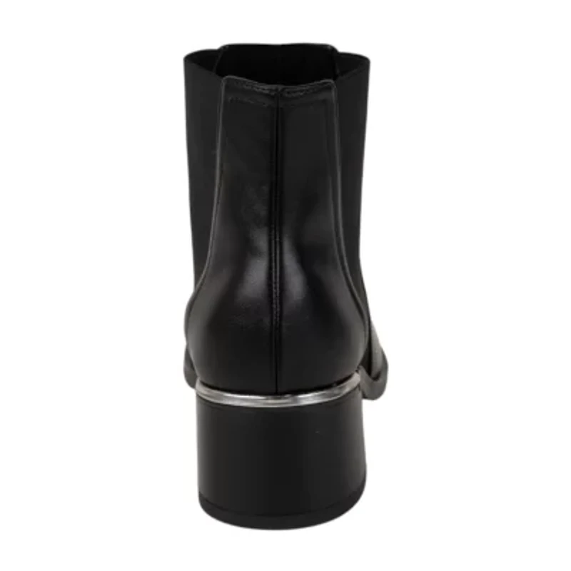 Italian Shoemakers Womens Bentley Block Heel Booties