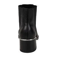 Italian Shoemakers Womens Bentley Block Heel Booties