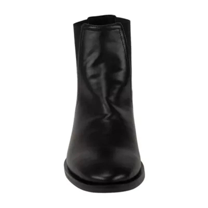 Italian Shoemakers Womens Bentley Block Heel Booties