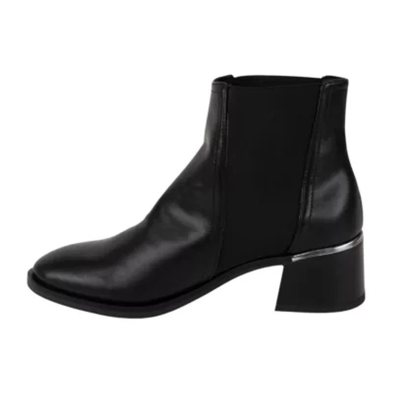 Italian Shoemakers Womens Bentley Block Heel Booties