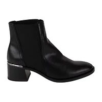 Italian Shoemakers Womens Bentley Block Heel Booties