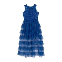 Rare Editions Big Kid Girls Sleeveless Maxi Dress