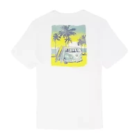 IZOD Saltwater Soft Wash Mens Crew Neck Short Sleeve Classic Fit Graphic T-Shirt