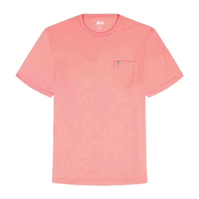 IZOD Saltwater Soft Wash Mens Crew Neck Short Sleeve T-Shirt