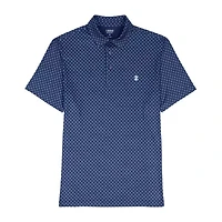 IZOD Swingflex Elite Fashion Print Mens Classic Fit Short Sleeve Polo Shirt
