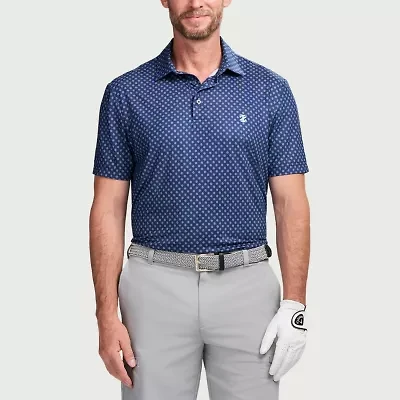 IZOD Swingflex Elite Fashion Print Mens Classic Fit Short Sleeve Polo Shirt