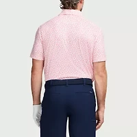 IZOD Swingflex Elite Fashion Print Mens Classic Fit Short Sleeve Polo Shirt