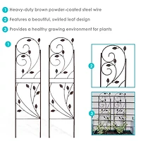 Net Health Shops Vine Metal 2-pc. Garden Trellis