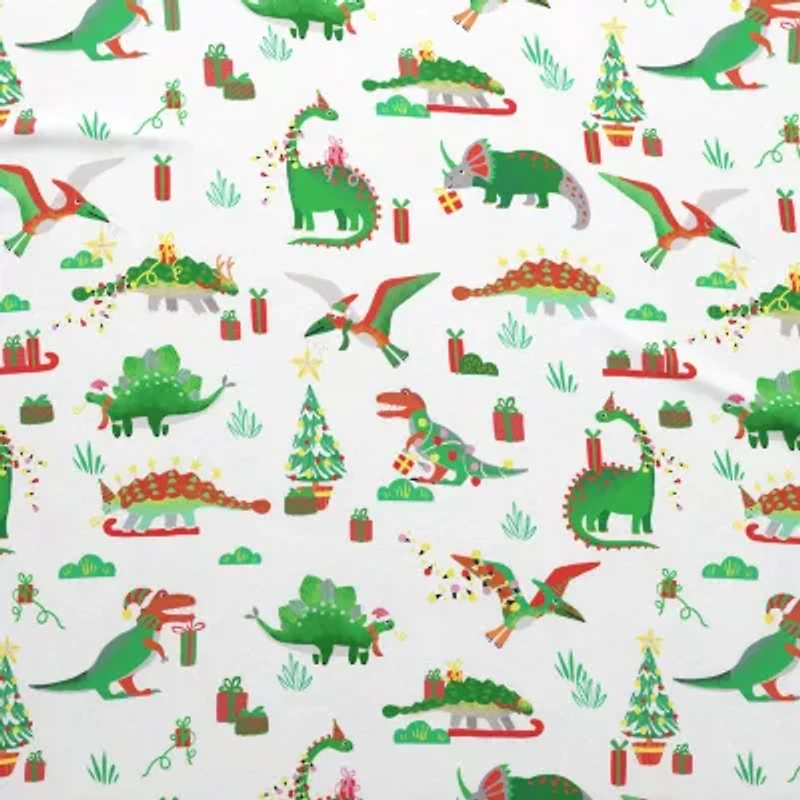 Linery Holiday Print Flannel Sheet Set