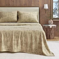 Linery Wild Lodge Flannel Sheet Set