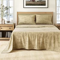 Linery Wild Lodge Flannel Sheet Set