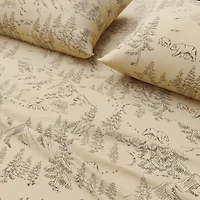 Linery Wild Lodge Flannel Sheet Set