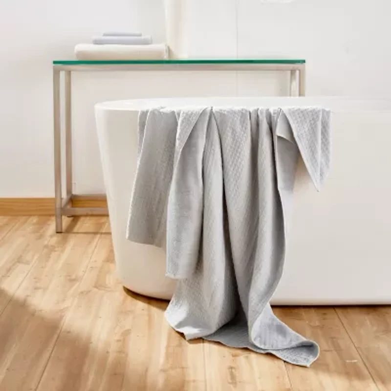 UCHINO Waffle Twist 6 Pack Bath Towel Set