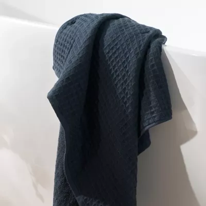 UCHINO Waffle Twist 6 Pack Bath Towel Set