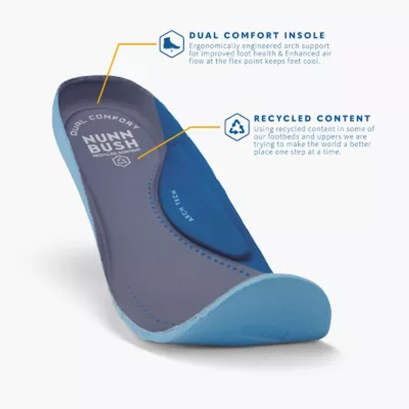 Nunn Bush Luca Boat Mens Moc Closed Toe Slip-On Shoe