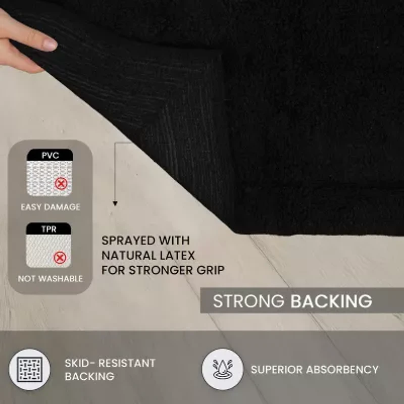 Home Weavers Inc Waterford Quick Dry 20X20 Inch Bath Rug