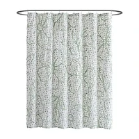 Peri Home Blueberry Chenille Shower Curtain
