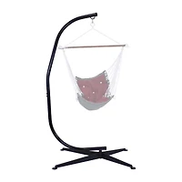 Sunnydaze® Steel C-Stand for Hanging Hammock Chairs