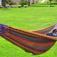 Sunnydaze® Handwoven Thick-Cord Mayan Hammock