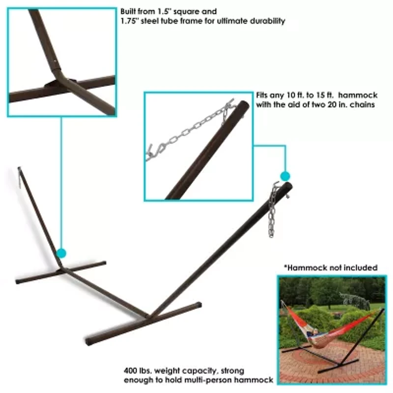 Sunnydaze® Patio Collection 15-Foot Hammock Stand