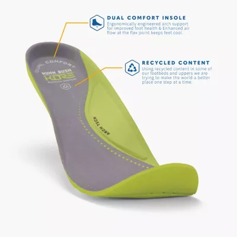 Nunn Bush Kore City Rally Slip Mens Moc Closed Toe Slip-On Shoe