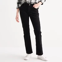 St. John's Bay Womens Tall Mid Rise Straight Corduroy Pant
