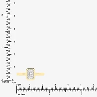 (G / Si1-Si2) Womens 1 CT. T.W. Lab Grown White Diamond 10K Gold Solitaire Engagement Ring