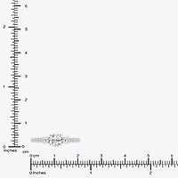 Love Lives Forever (G / Si1-Si2) Womens 1 CT. T.W. Lab Grown White Diamond 10K Gold Side Stone 3-Stone Engagement Ring