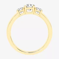 Love Lives Forever (G / Si1-Si2) Womens 1 CT. T.W. Lab Grown White Diamond 10K Gold 3-Stone Engagement Ring