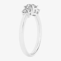 Love Lives Forever (G / Si1-Si2) Womens 1 CT. T.W. Lab Grown White Diamond 10K Gold 3-Stone Engagement Ring