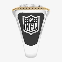 True Fans Fine Jewelry Indianapolis Colts Mens 1/2 CT. Natural White Diamond 10K Two Tone Gold Fashion Ring