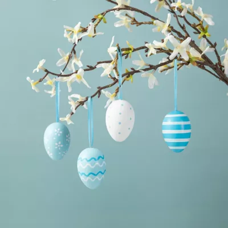 Glitzhome Plastic Eggs 24-pc. Easter Tabletop Decor